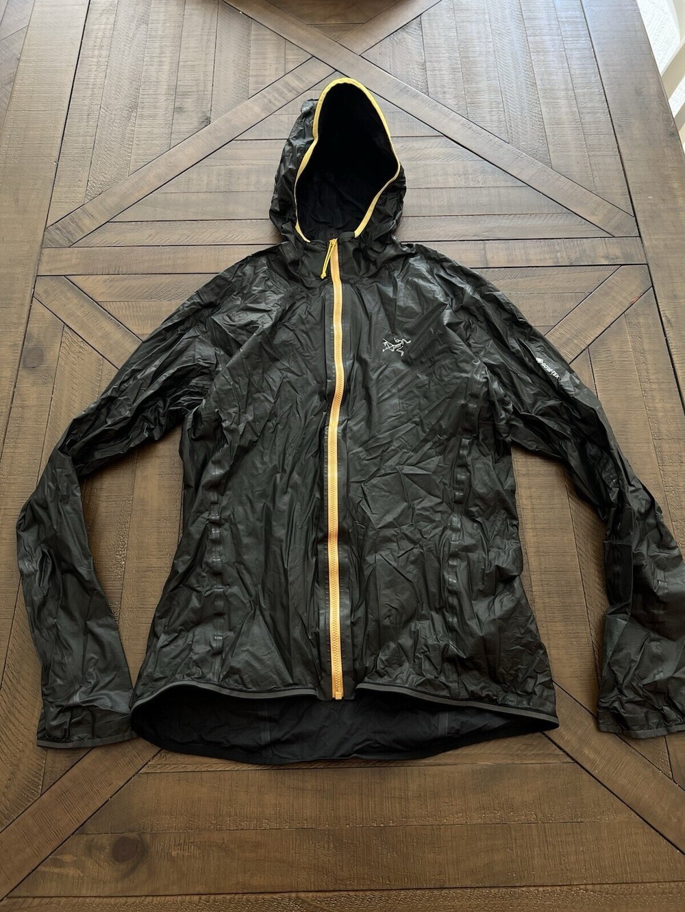 Arc'teryx Norvan SL GORE-TEX Waterproof Hoody Packable Jacket Black Men's Size M